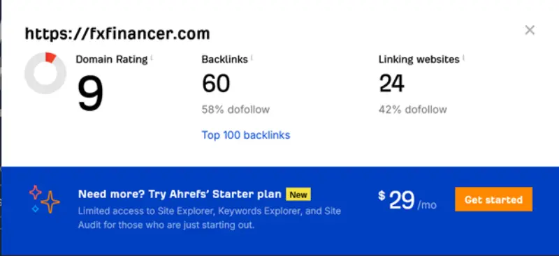 بررسی اف ایکس فایننسر در سایت اچرف