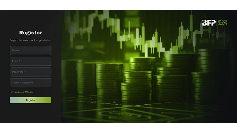 اطلاعات لازم برای Register کردن در سایت بیسپوک فاندینگ