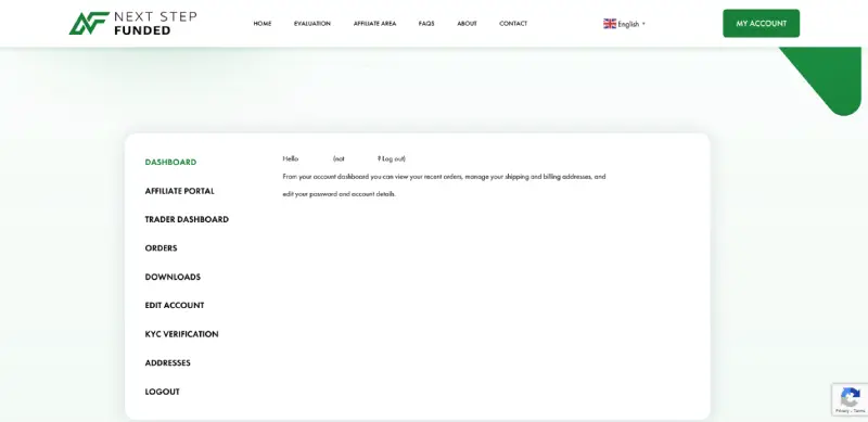 افتتاح حساب در پراپ فرم نکست استپ فاندد