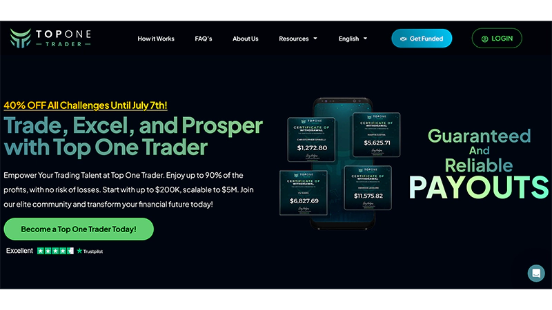 آموزش ثبت نام در سایت Top one trader